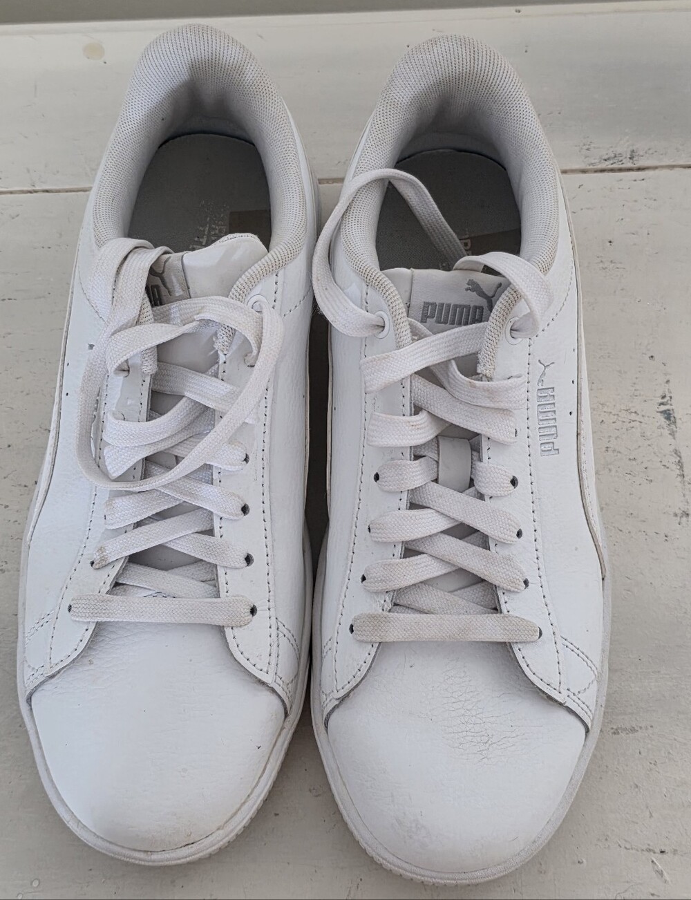 PUMA White Smash Sneaker Women’s US 8